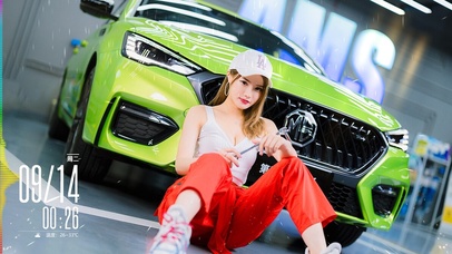 戴帽子的小姐姐