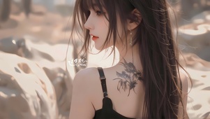 背影女孩