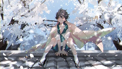 屋顶上的樱花少年