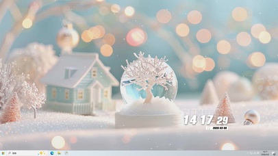 水晶玻璃球桌面主题