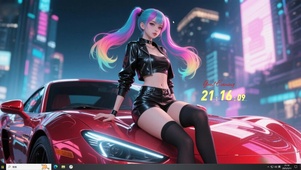 车上美少女