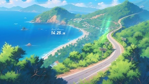 海边蜿蜒小路