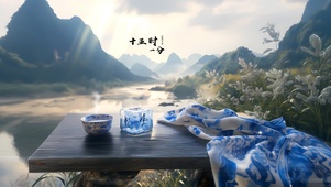 饮茶观山