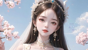 甜美的女孩