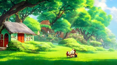 清新治愈护眼乡村田园