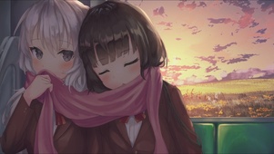 乘车离开