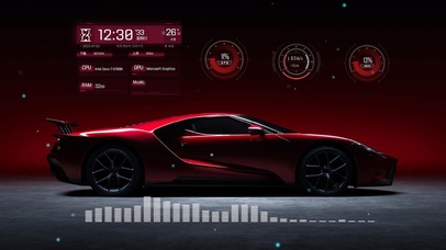 4k暗黑炫酷跑车（动感音乐））