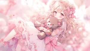 粉色少女