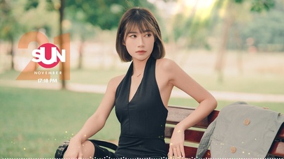 清纯性感黑裙美女