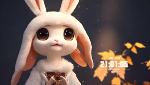 可爱大眼兔兔