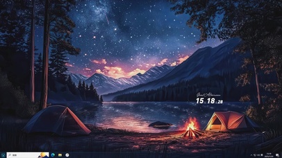 夜泊-桌面主题