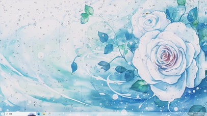 护眼花花插画-桌面主题