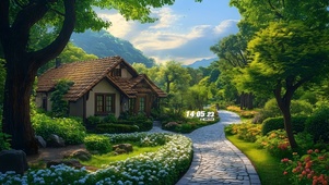 山下花园房屋小道