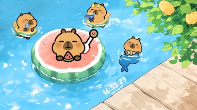 小黄豚西瓜泳池