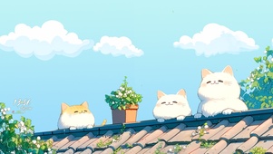 三只萌猫
