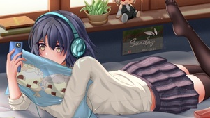 黑丝美少女