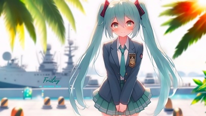盛夏初音少女