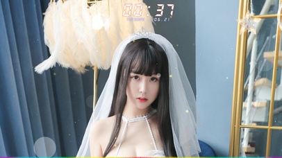 高清婚纱美女