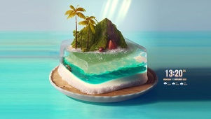 海岛蛋糕