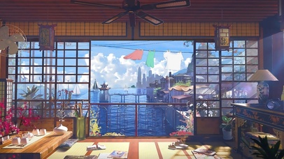 4k海景房晾衣服