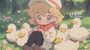 鸭鸭和少女