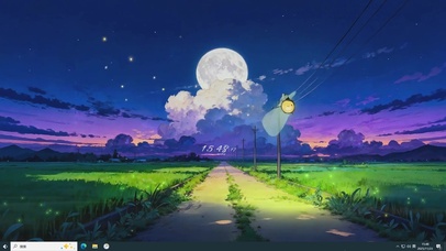  乡间小路傍晚