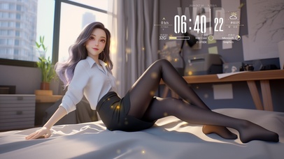 双眸如同璀璨的宝石