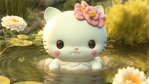 爱游泳的猫猫