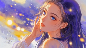 4K 紫发女神