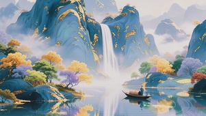 金峦泻瀑