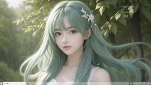 4k森林美少女