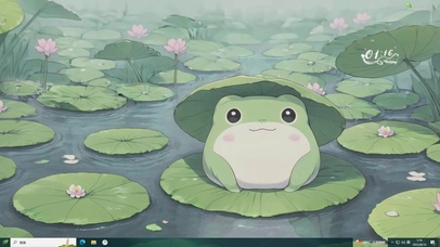 清新主题 可爱小青蛙