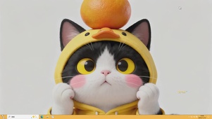 可爱呆萌小花猫主题