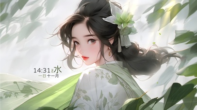 国风温婉气质少女