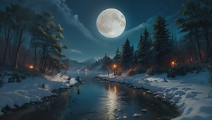 星月湖夜
