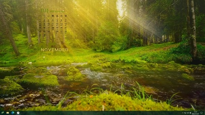 护眼森林阳光小溪