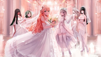 4K 动漫少女花嫁