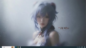 朦胧感纯欲少女