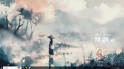 清新插画-桌面主题