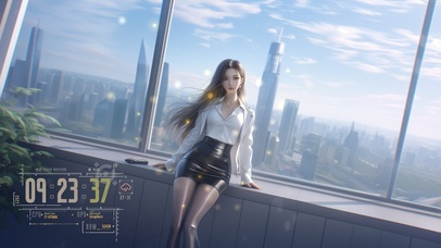 澄澈中透露着无尽的深邃与温柔