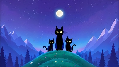 去除厄运的小猫