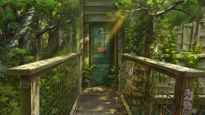 唯美护眼森林房屋