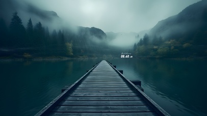 天青色山林湖海