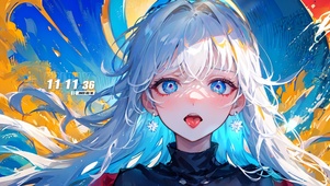 俏皮可爱少女