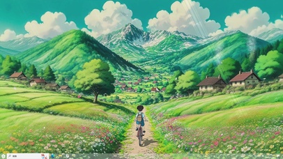 山径漫骑-桌面主题
