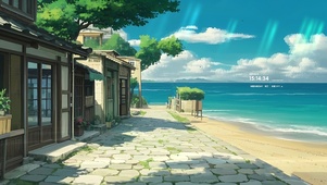 海风吹遍小镇