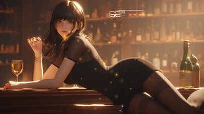 举止优雅，婉约多姿