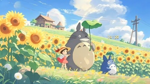 向日葵田野龙猫