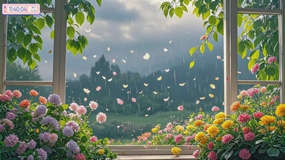 院子里的花园