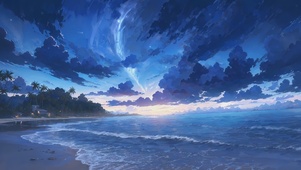 唯美海天一色